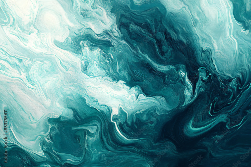 Abstract Teal Swirls. Abstract Teal Swirls.