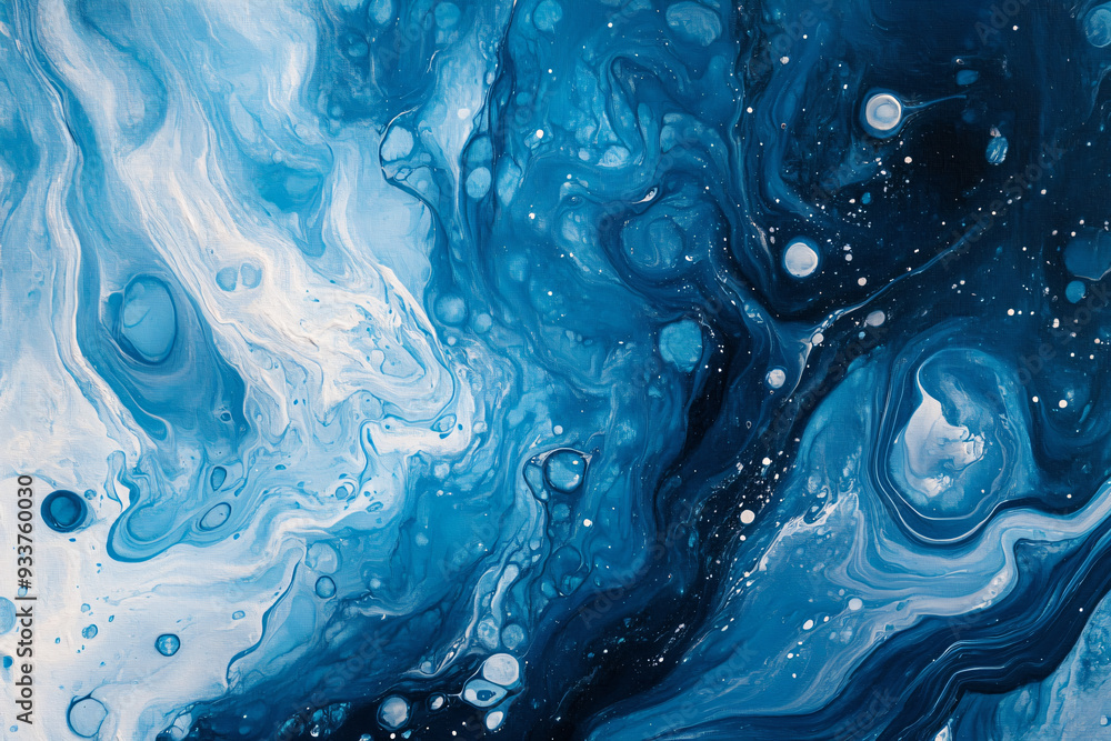 Blue Abstract Swirls. Blue Abstract Swirls.