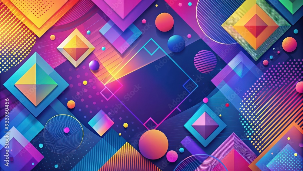 Abstract background featuring vibrant colors and geometric patterns, abstract, background, vibrant, colors, geometric Abstract background featuring vibrant colors and geometric patterns, abstract, background, vibrant, colors, geometric