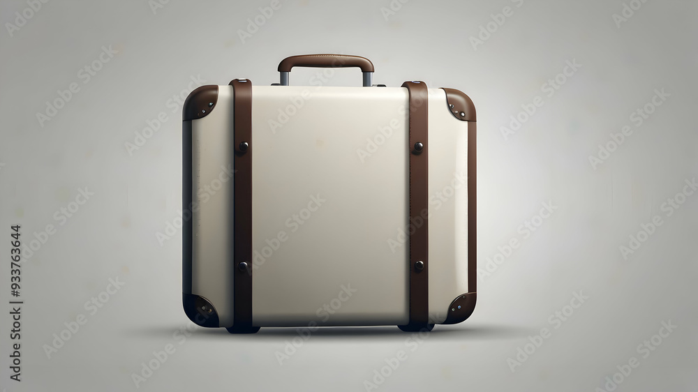 old suitcase isolated on white background old suitcase isolated on white background