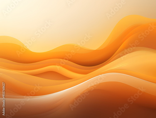 Gold mountain wallpaper design with landscape line arts