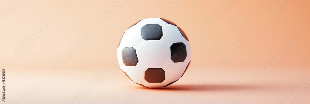 Minimalistic 3D Sports Ball Icon for Physical Exercise and Activities Minimalistic 3D Sports Ball Icon for Physical Exercise and Activities