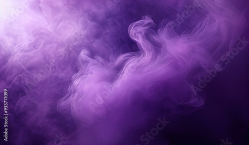 Abstract purple smoke background texture. AI generated.