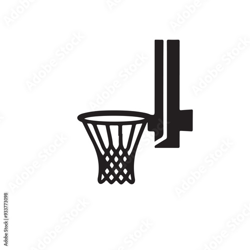 basketball hoop and net