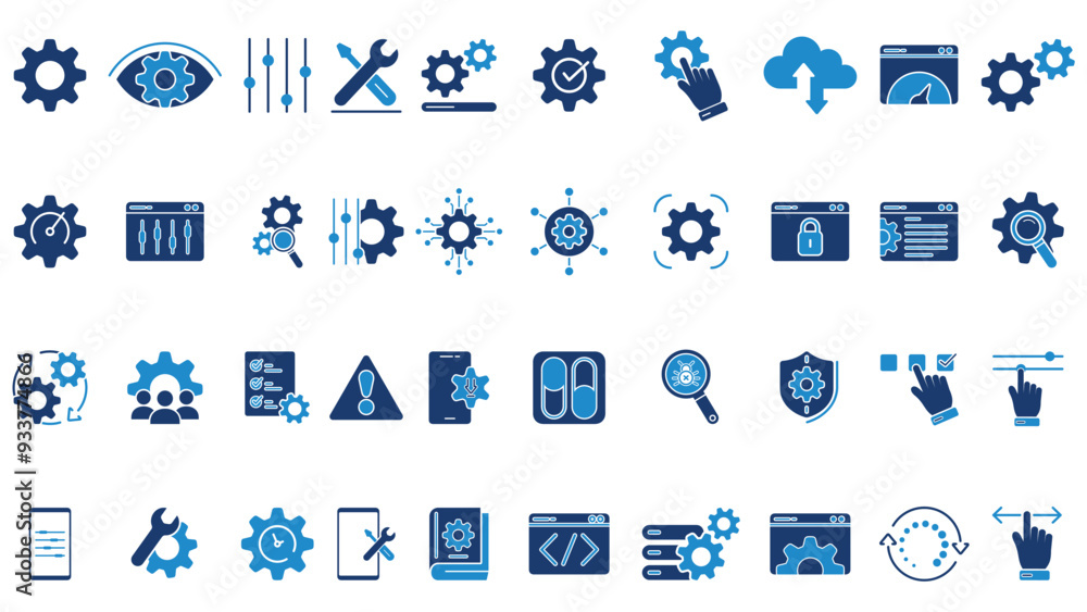 setting setup icon solid collection vector design in trendy style setting setup icon solid collection vector design in trendy style