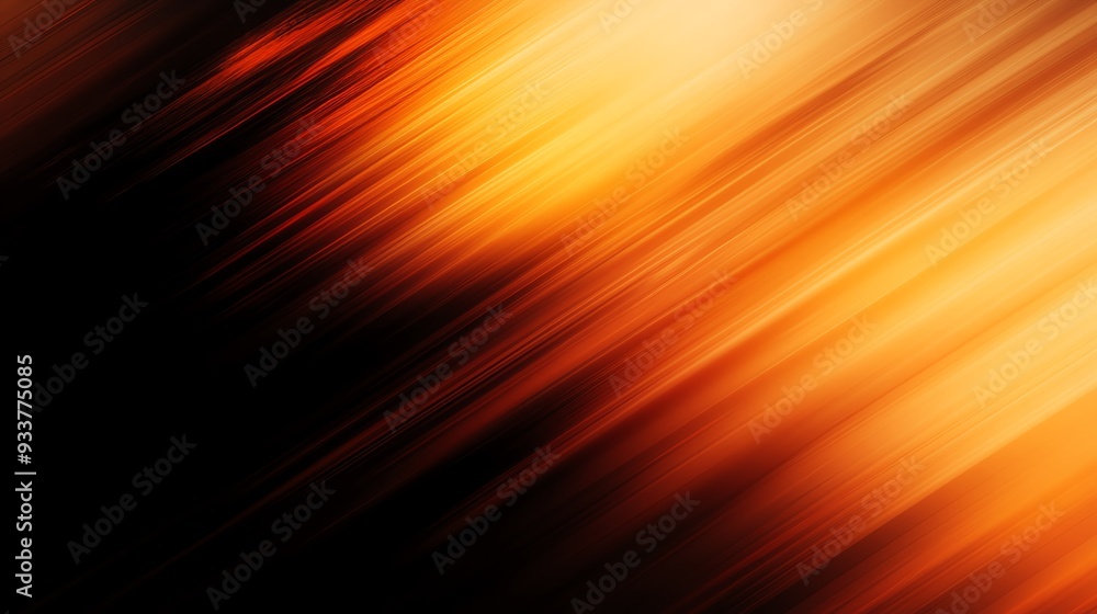 Bold orange and black gradient, blurred, intense and dynamic, ideal for sports and action backgrounds Bold orange and black gradient, blurred, intense and dynamic, ideal for sports and action backgrounds