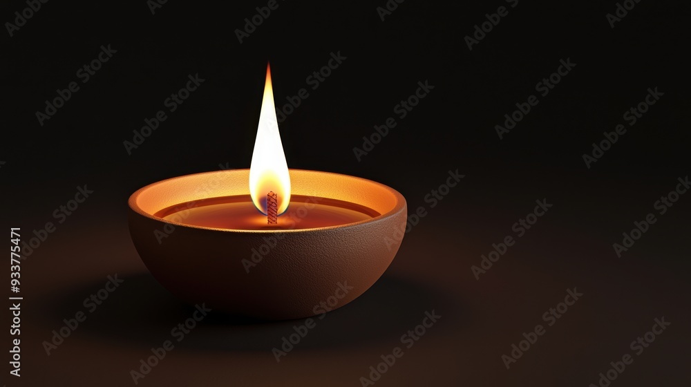 A serene candle flame glowing softly in a dark setting, creating a warm and inviting atmosphere. A serene candle flame glowing softly in a dark setting, creating a warm and inviting atmosphere.
