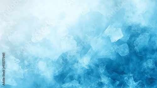 Soft ice blue and white gradient, gentle blur, cool and refreshing tones, ideal for winter themes