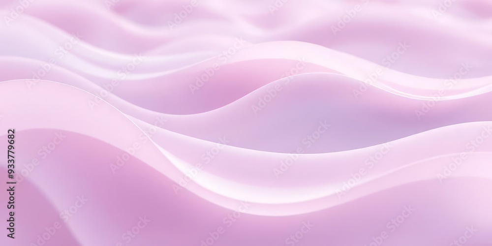 Fototapeta premium Undulating Curves in Lavender and Pink