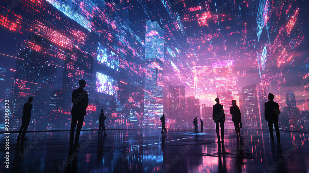 Digital Cityscape. Digital Cityscape.