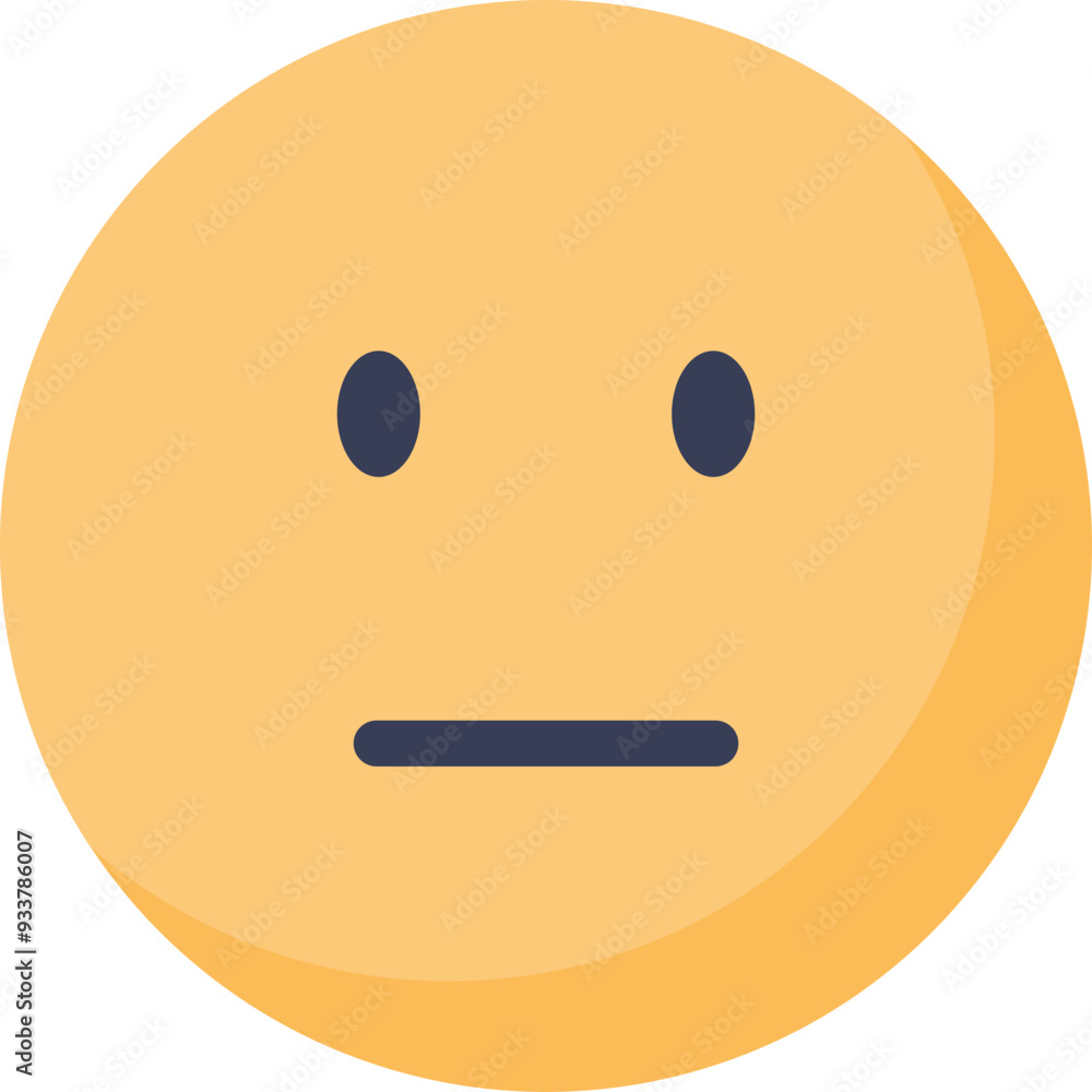 A digital emoji with a neutral expression, featuring simple eyes and a straight line mouth. A digital emoji with a neutral expression, featuring simple eyes and a straight line mouth.