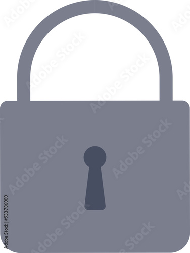 A simple padlock icon symbolizing security and privacy.