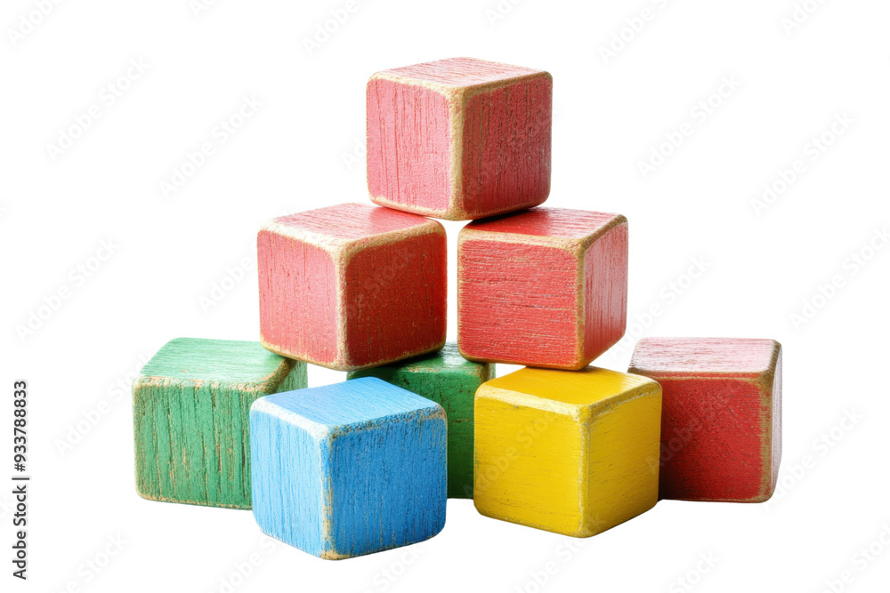 Colorful wooden blocks stacked on top of each other, creating a playful and vibrant scene for children's educational and creative activities. Colorful wooden blocks stacked on top of each other, creating a playful and vibrant scene for children's educational and creative activities.