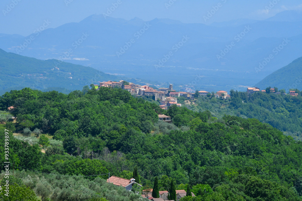 Landscape view from Scapoli, a village in Molise, Italy. Landscape view from Scapoli, a village in Molise, Italy.