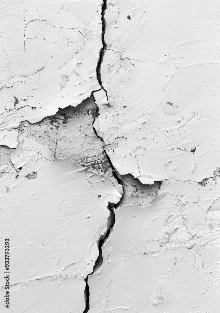 Fototapeta premium Cracked and peeling paint