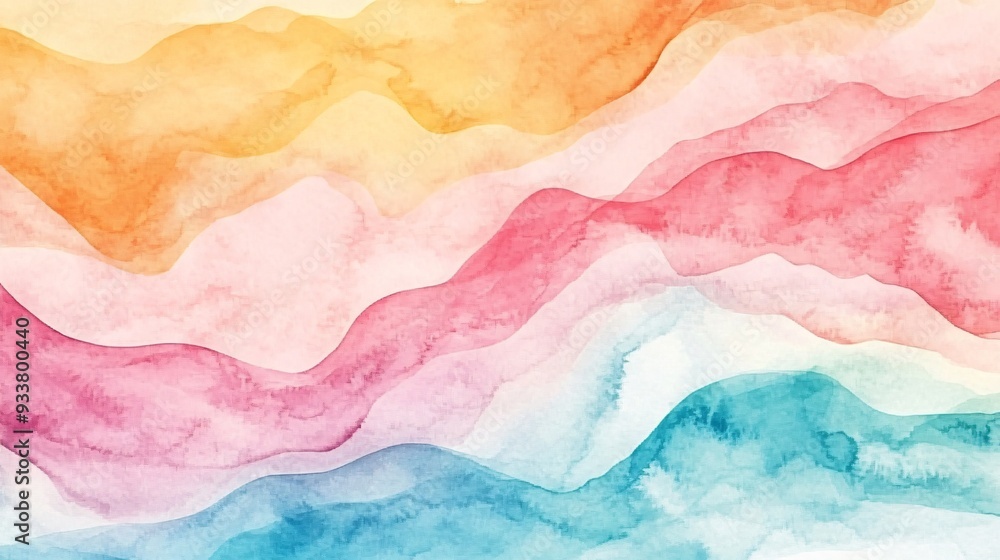 A soft pastel watercolor background with a grunge texture, blending pink and blue hues to create a vintage, cloud-like pattern A soft pastel watercolor background with a grunge texture, blending pink and blue hues to create a vintage, cloud-like pattern