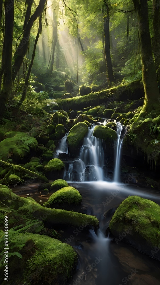 Mysteriously enchanting Black Forest-inspired landscape Mysteriously enchanting Black Forest-inspired landscape