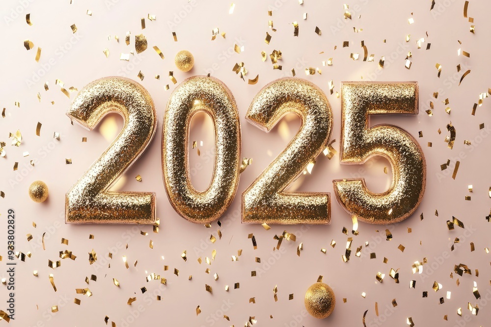 Happy New Year with text Happy New Year with text