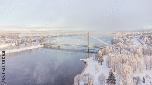 Jätkänkynttilä bridge in Rovaniemi