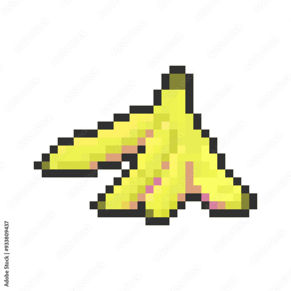 fresh banana fruit pixel art fresh banana fruit pixel art