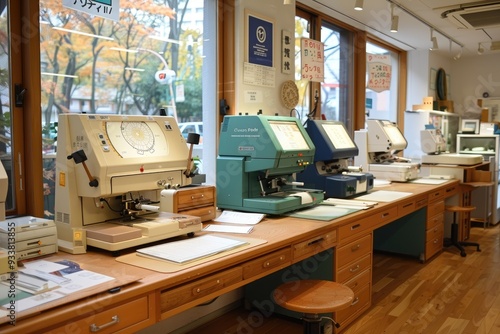 Optical Equipment in a Japanese Office