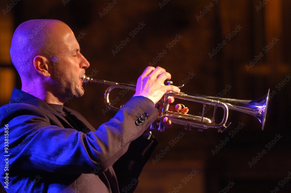 Obraz premium Trombettista Jazz - Tromba