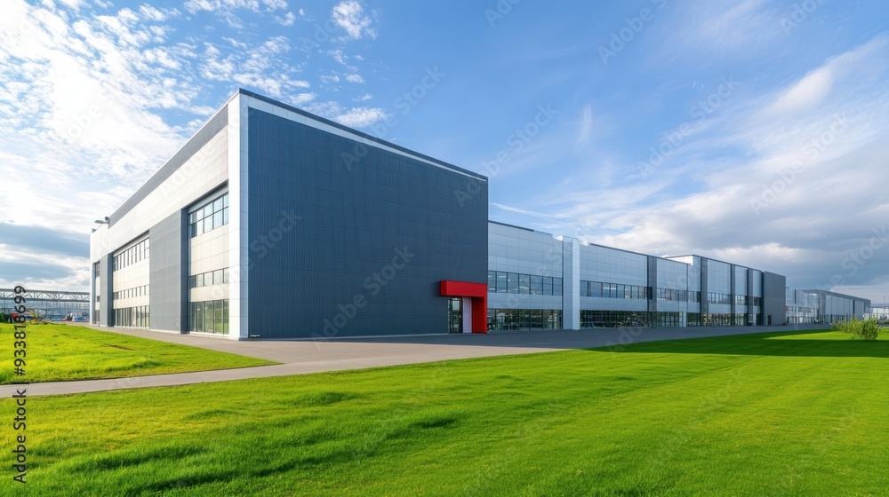Fototapeta premium Modern Industrial Building