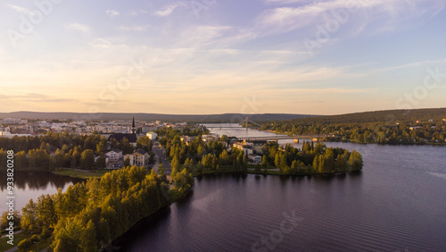 Rovaniemi city in summer photo