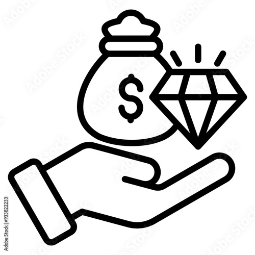Value Proposition Icon Element For Design