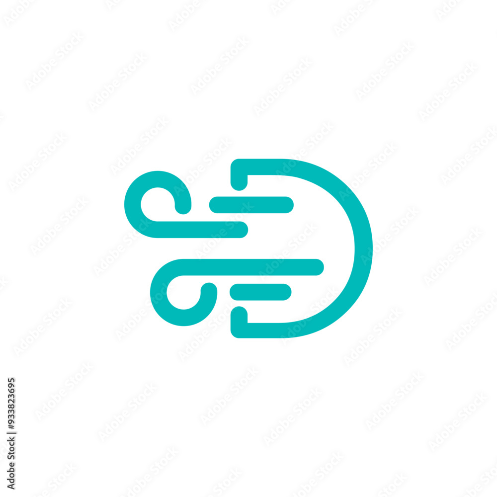 a combination of logos and vectors of wind, with initials, letters, numbers, or alphabets for business and others a combination of logos and vectors of wind, with initials, letters, numbers, or alphabets for business and others