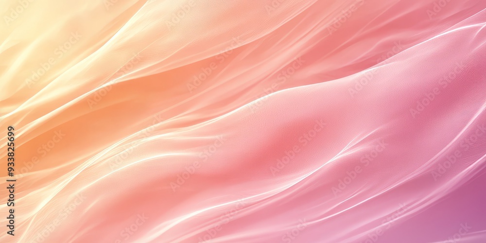 Obraz premium Sunset Gradient in Pinks and Oranges