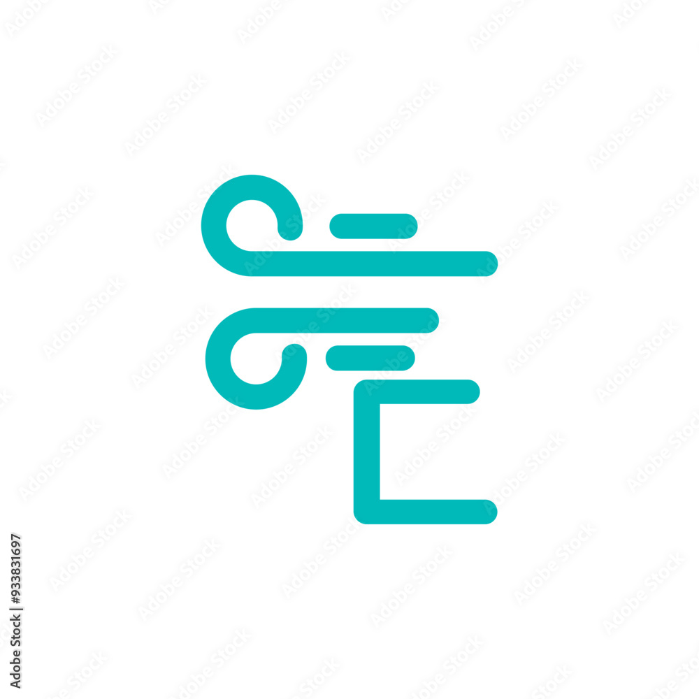 a combination of logos and vectors of wind, with initials, letters, numbers, or alphabets for business and others a combination of logos and vectors of wind, with initials, letters, numbers, or alphabets for business and others