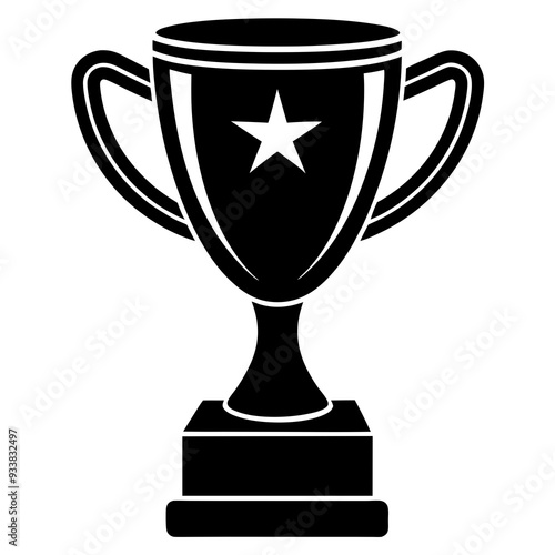 Award Vector Design - SVG, Cricut Files, and Clipart for Trophies & Medals, Perfect for Logos & T-Shirt Graphics