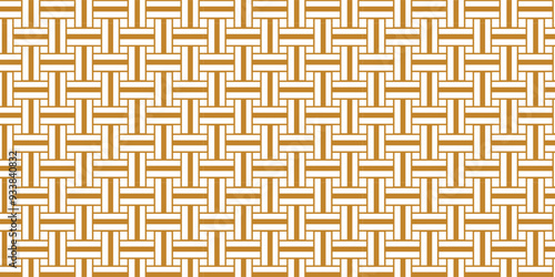 Abstract Linen Stripes Vector Geometric Seamless Pattern Minimal Knitted Look Trendy Fashion