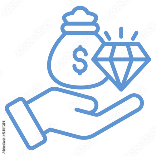 Value Proposition Icon Element For Design