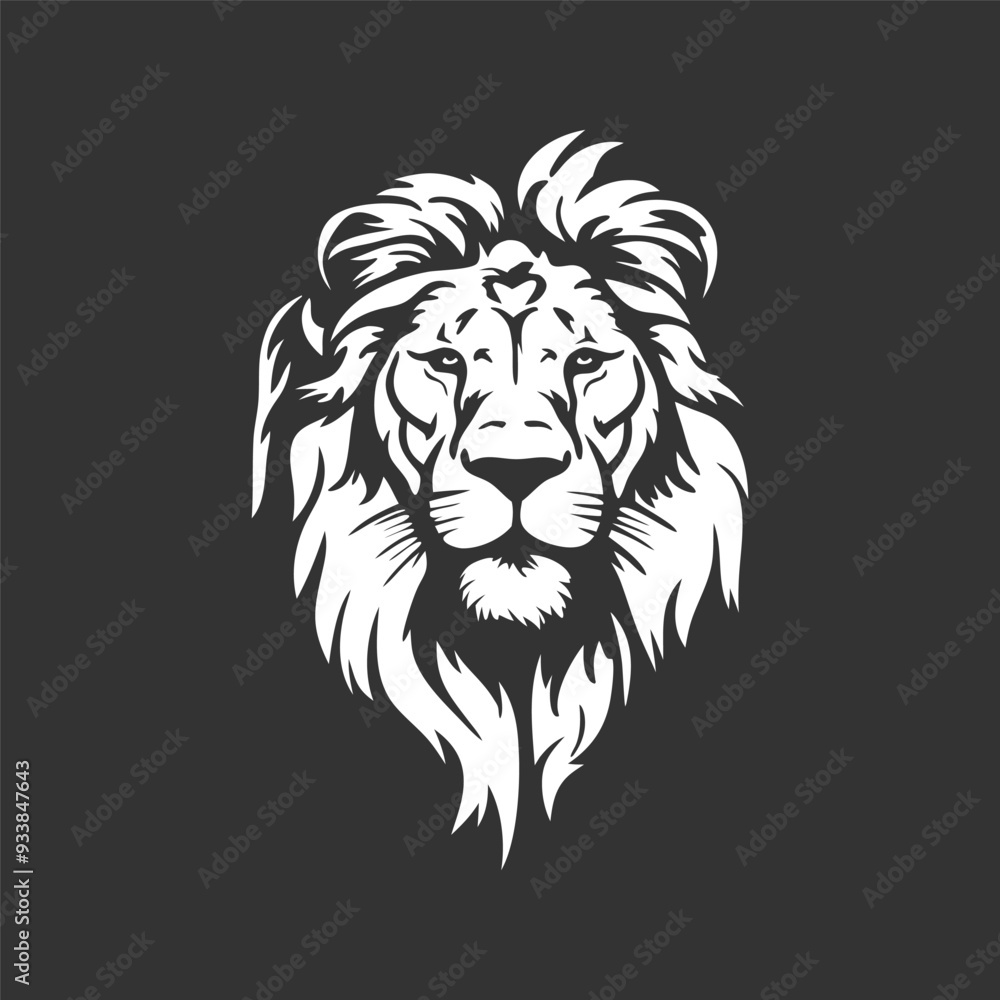 Lion Head Vector Design Illustration Design. Lion Head Vector Design Illustration Design.