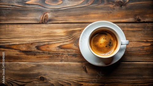 Dirty cup of coffee on wooden table from top view, dirty, cup, coffee, wooden, table, top view, beverage, drink, stained, mug