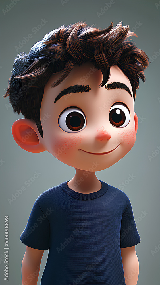 Fototapeta premium portrait of a little child
