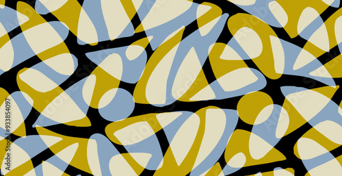 Abstract pattern. Illustration for printing on wall decorations. For use in graphics.