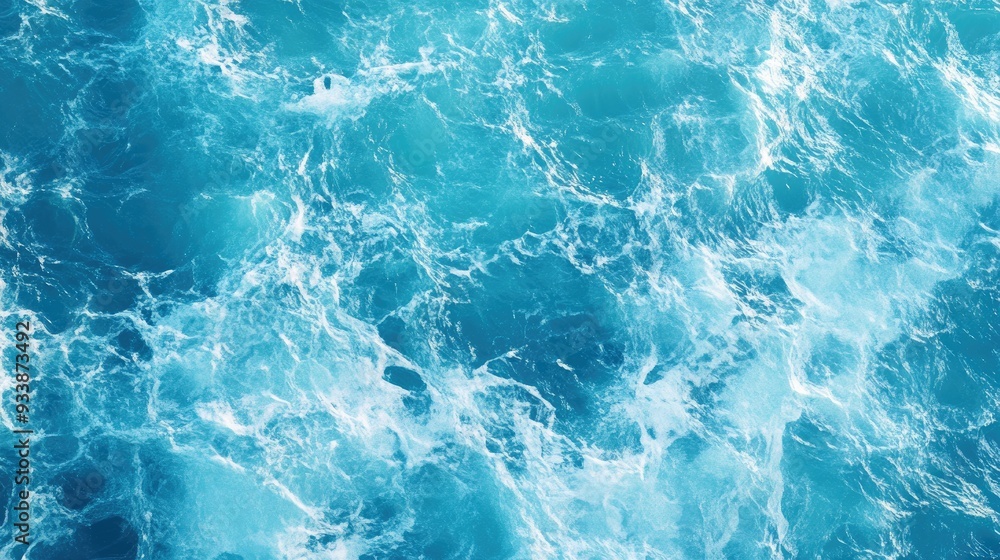 Clear blue water in an anime style, viewed from above, capturing the gentle movement of waves in a peaceful and immersive scene. Clear blue water in an anime style, viewed from above, capturing the gentle movement of waves in a peaceful and immersive scene.