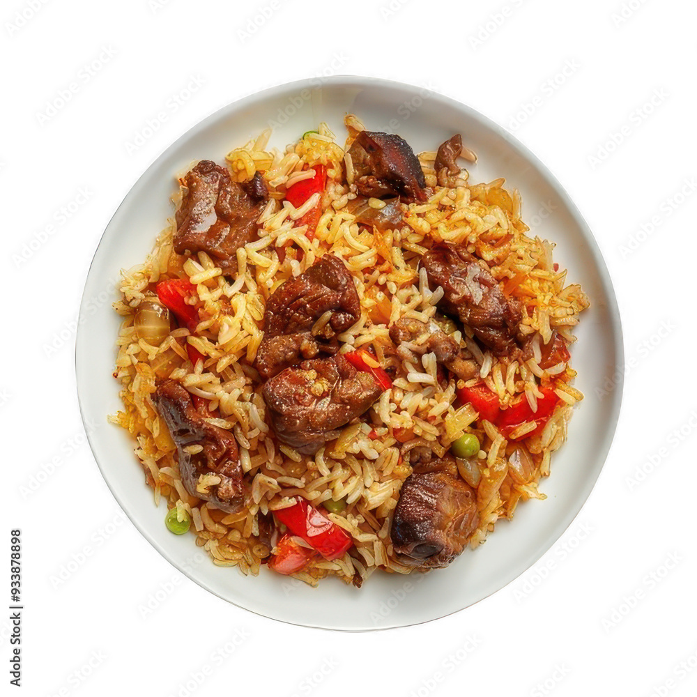 A plate of Kebuli.Arab Food
A plate of Kebuli.Arab Food