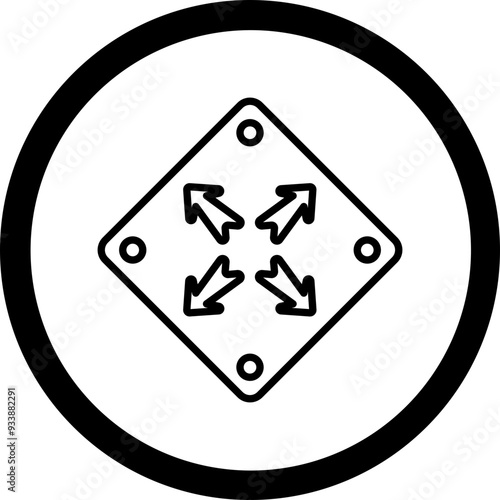 Resize Vector Icon Design