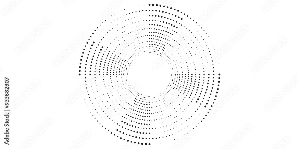 form. Round logo. Vector dotted frame. Design element or icon. Black shape on a white background and the same white. vector ilustration form. Round logo. Vector dotted frame. Design element or icon. Black shape on a white background and the same white. vector ilustration
