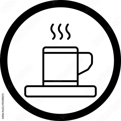 Coffee Cup Vector Icon Design