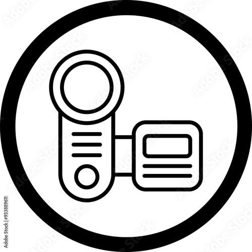 Cam Recorder Vector Icon Design