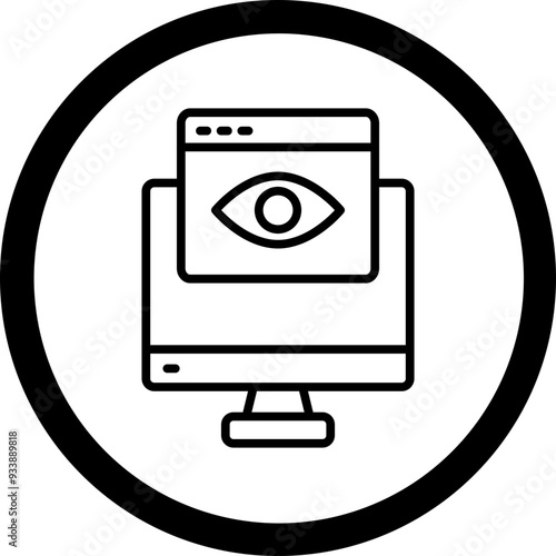 Stalker Vector Icon Design