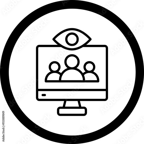 Viewers Vector Icon Design