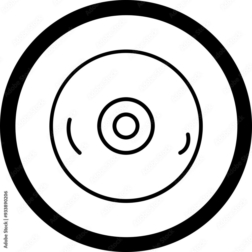 Compact Disc Vector Icon Design Compact Disc Vector Icon Design