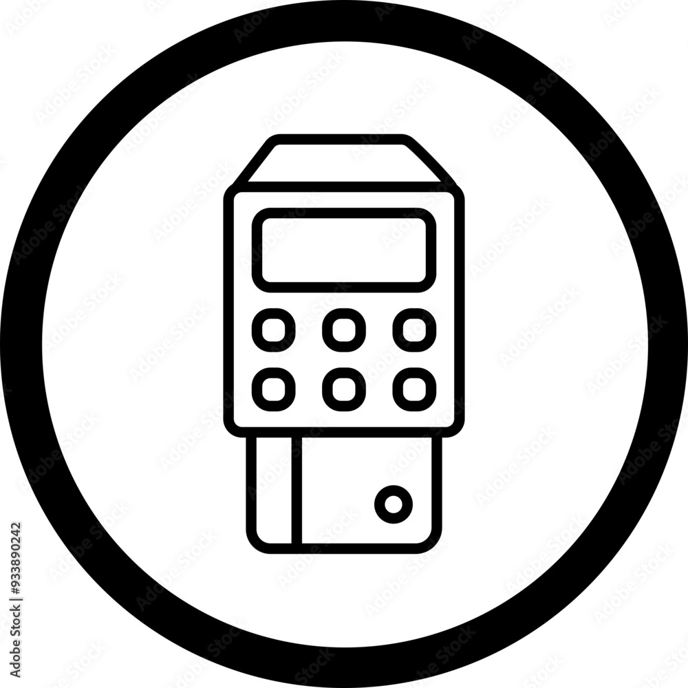 Card Reader Vector Icon Design Card Reader Vector Icon Design