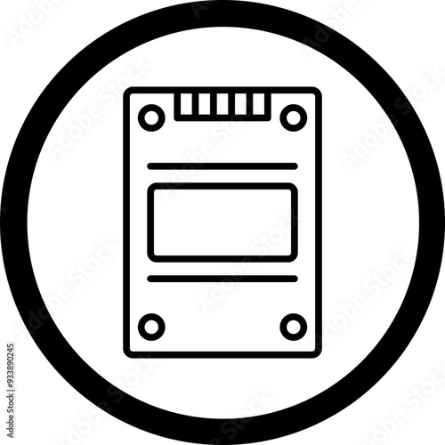 Ssd Vector Icon Design